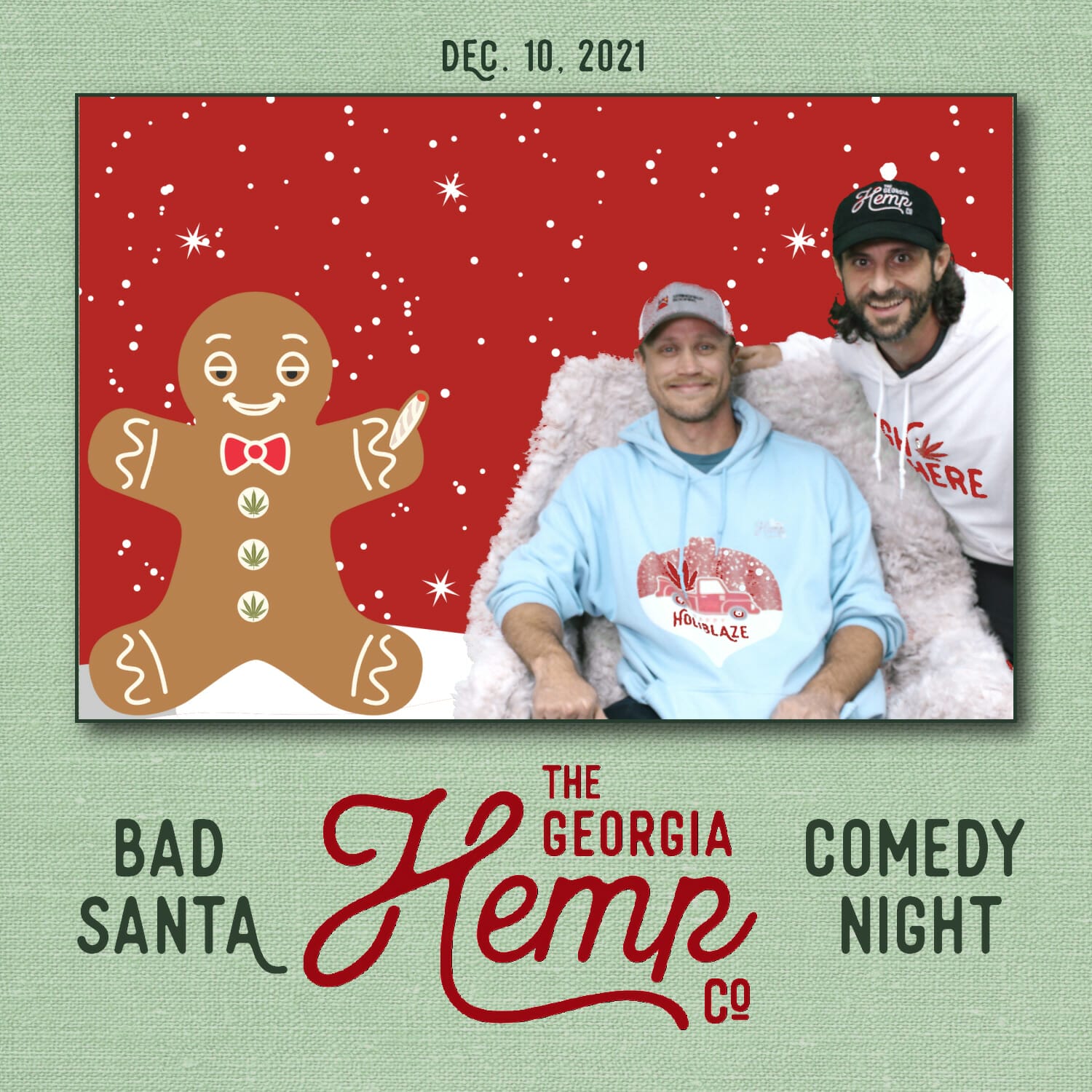Our bad santa comedy night was a blast!