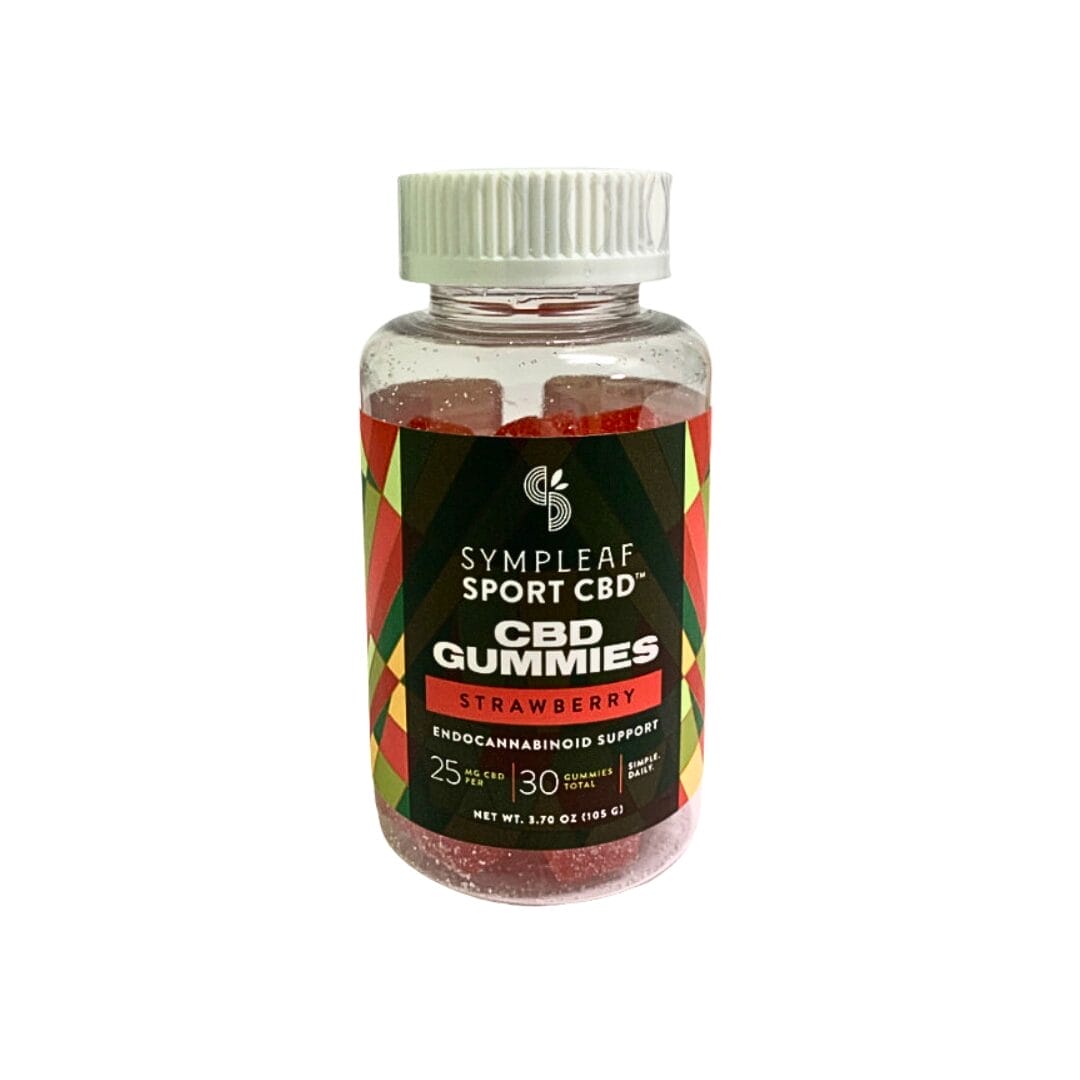 Sympleaf 25mg CBD Gummies - Strawberry