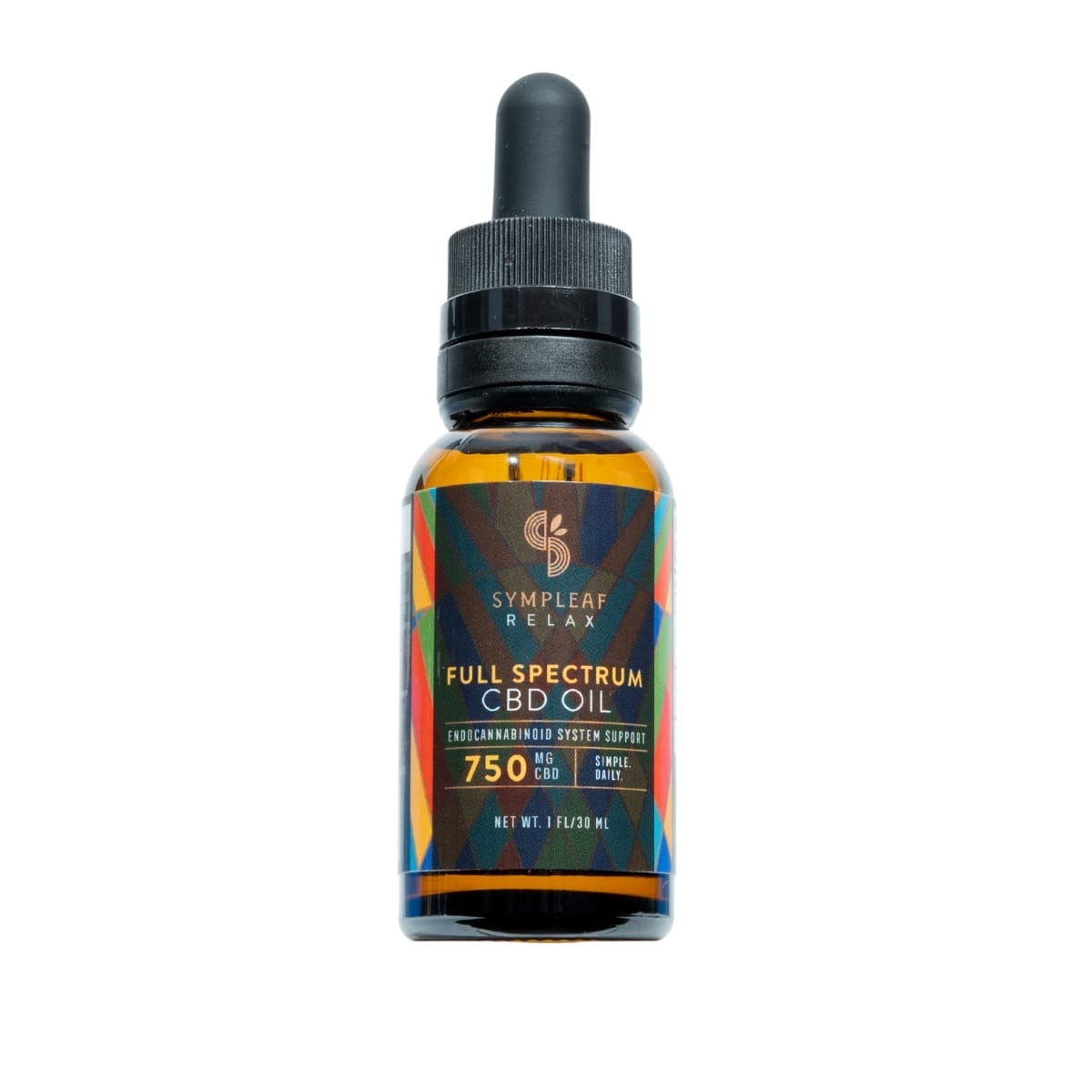 Sympleaf 750mg CBD Full Spectrum Hemp Extract Oil - The Georgia 